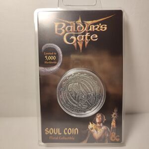 Baldurs Gate 3 Limited Edition Soul Coin Official D&D Collectible Emblem Figure